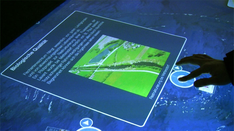 Multitouch – Tisch – Karte